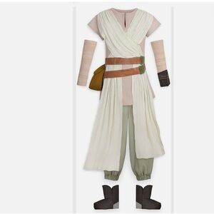 Disney Star Wars Rey Costume Childs Size 7/8 The Force Awakens NWT